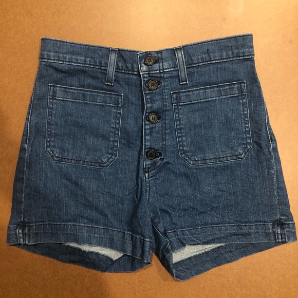 J. Crew Pants - JCrew High Rise Jean short in 27 button up fly